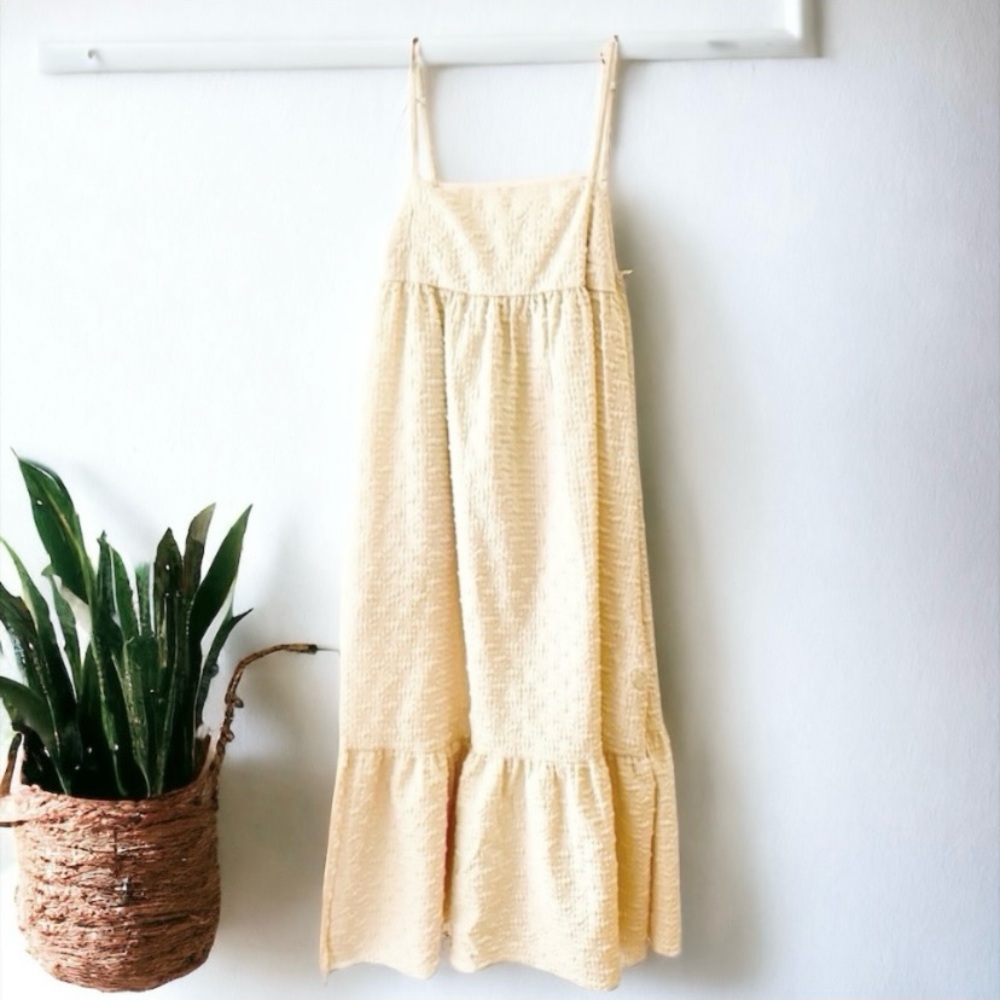 Kika Vargas By Target Textured Empire Waist midi Dress - Picture 8 of 13